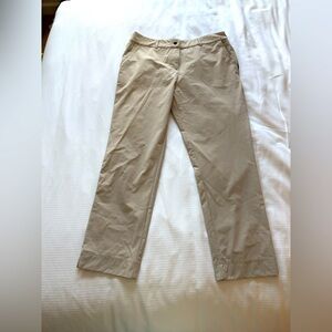 Abendroth women’s khaki golf pants size 12 excellent condition -
